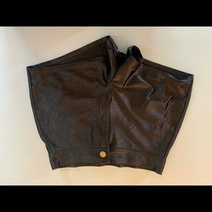 Black high waisted shorts